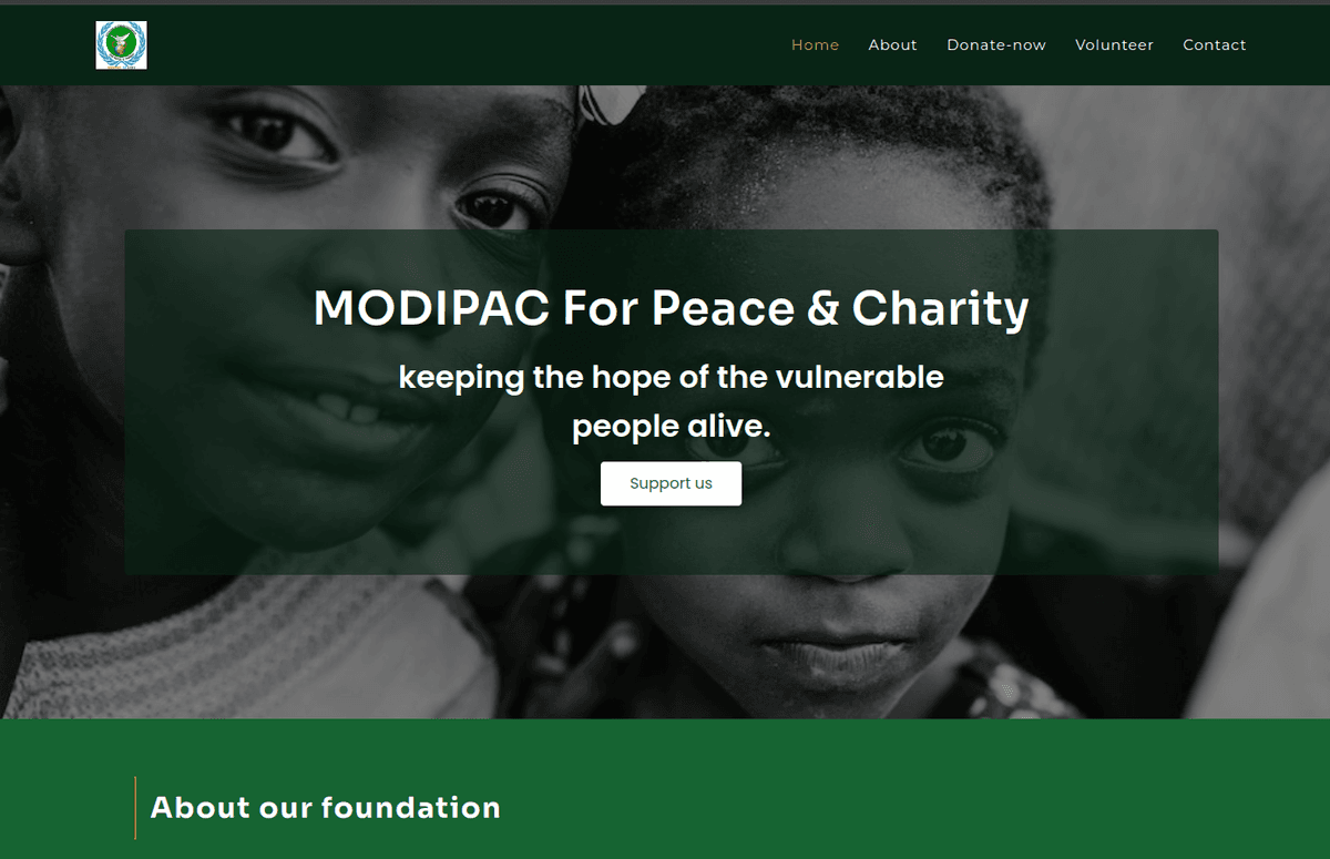 Modipac for Peace & Charity